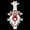 Baby Light Heart Dragon - Movable Figurine - Flexi - Cinderwing3D