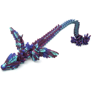 Pierzasty smok ze skrzydłami przegubowy smok PREMIUM - Cinderwing3D Flying Serpent Winged Dragon