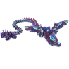Pierzasty smok ze skrzydłami przegubowy smok PREMIUM - Cinderwing3D Flying Serpent Winged Dragon