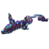 Flying Serpent Dragon Winged - Movable Figurine - Flexi - Cinderwing3D
