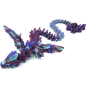 Flying Serpent Dragon Winged - Movable Figurine - Flexi - Cinderwing3D