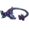 Flying Serpent Dragon Winged - Movable Figurine - Flexi - Cinderwing3D