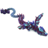Flying Serpent Dragon Winged - Movable Figurine - Flexi - Cinderwing3D