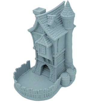 Średniowieczna duża wieża do kości - Dice Tower