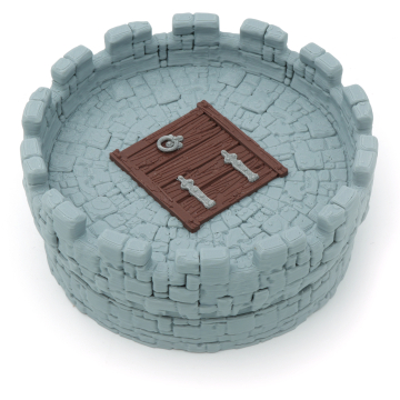 Fortress - Magnetic RPG Dice Container - Box/Organizer/Case