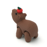 Capybara with apple on head - Capy Crochet
