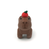 Capybara with apple on head - Capy Crochet