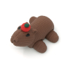 Capybara with apple on head - Capy Crochet