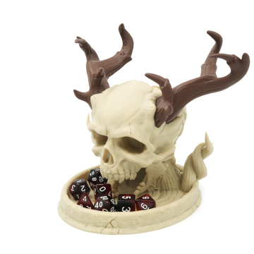 Ankou z rogami - wieża do kości - Dice Tower