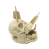 Skull with an arrow stuck in it - Skull Dice Tower
