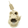 Skull with an arrow stuck in it - Skull Dice Tower