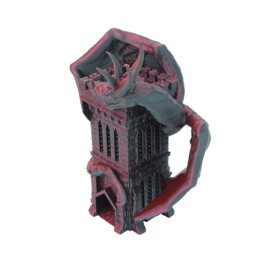 Dragon on the Tower - Tiny Dice Tower - FatesEnd Wyvern TinyTowers