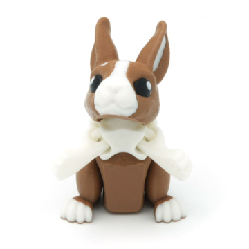 Mały przegubowy króliczek - Tiny Bunny - Cinderwing3D