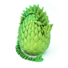 Random small Gemstone Dragon and egg - Cinderwing3D
