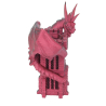 Smok na wieży - malutka wieża do kości - FatesEnd Wyvern TinyTowers Dice Tower