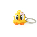 Chick with a bow keychain