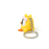 Chick with a bow keychain