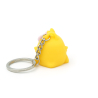 Chick with a bow keychain