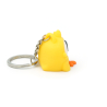 Chick with a bow keychain