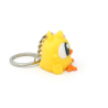 Chick with a bow keychain