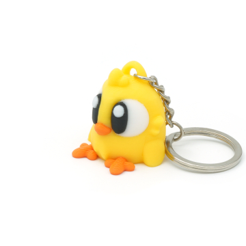 Chick keychain