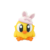 Chick with bunny ears and a bow