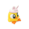 Chick with bunny ears and a bow