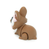 Brown bunny flexi with a bow