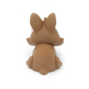 Brown bunny flexi with a bow