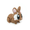 Brown bunny flexi with a bow