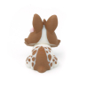 Bunny in dots flexi with a bow