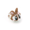 Bunny in dots flexi with a bow