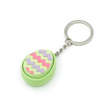 Green Easter Egg - Clicker Keychain - 3D Easter Keychain - Fidget Clickers