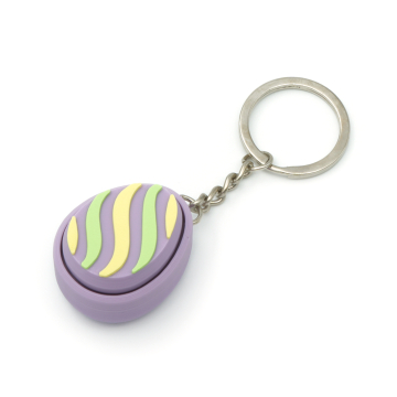 Lavender Easter Egg - Clicker Keychain - 3D Easter Keychain - Fidget Clickers