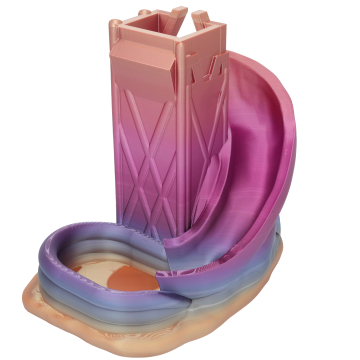 Basen ze zjeżdzalnią wieża do kości - Dice Tower