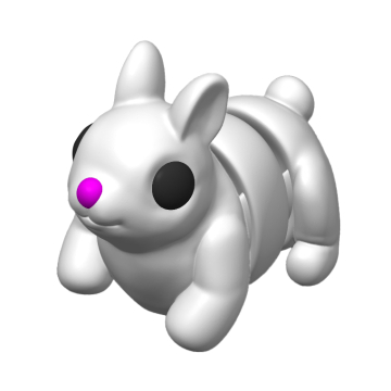 Królik ruchoma figurka minimals