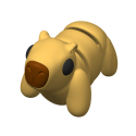Capybara movable figure minimals