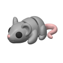 Mouse movable figure minimals