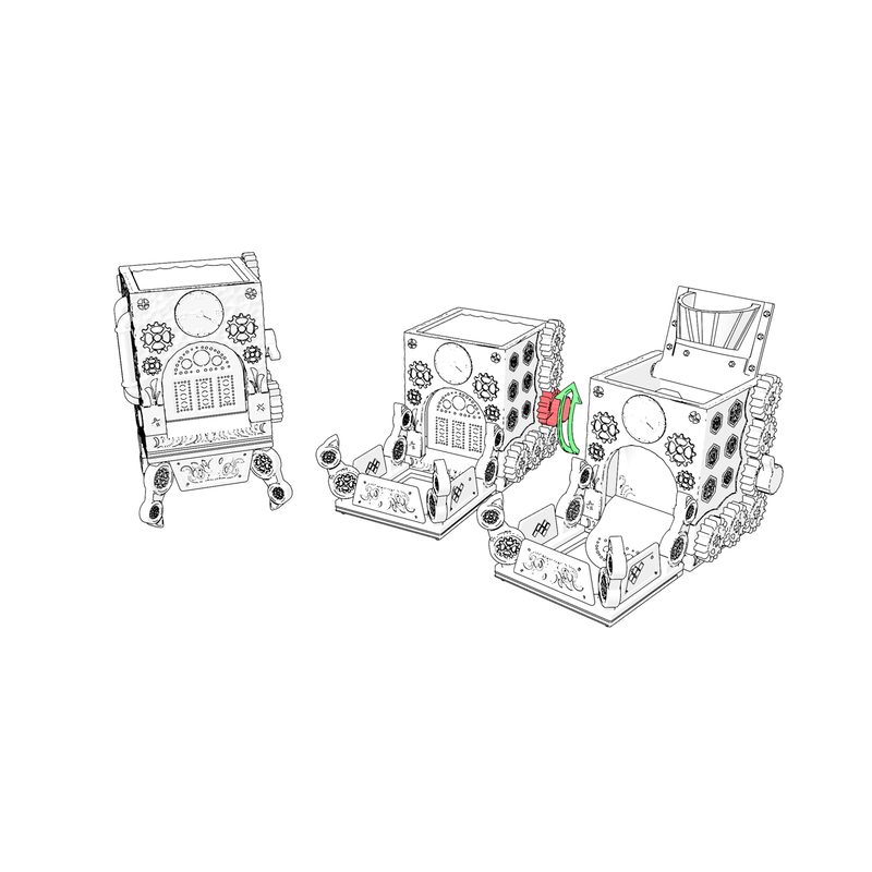 Wędrująca Verna - ruchoma wieża do kości - Artificer's Dice Tower