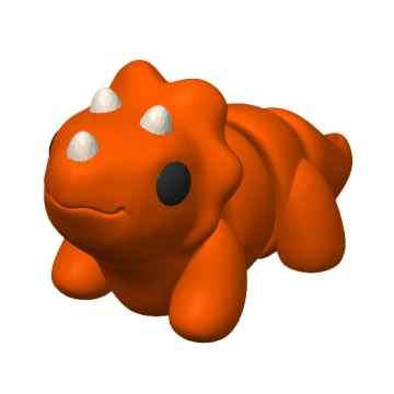 Triceratops ruchoma figurka minimals