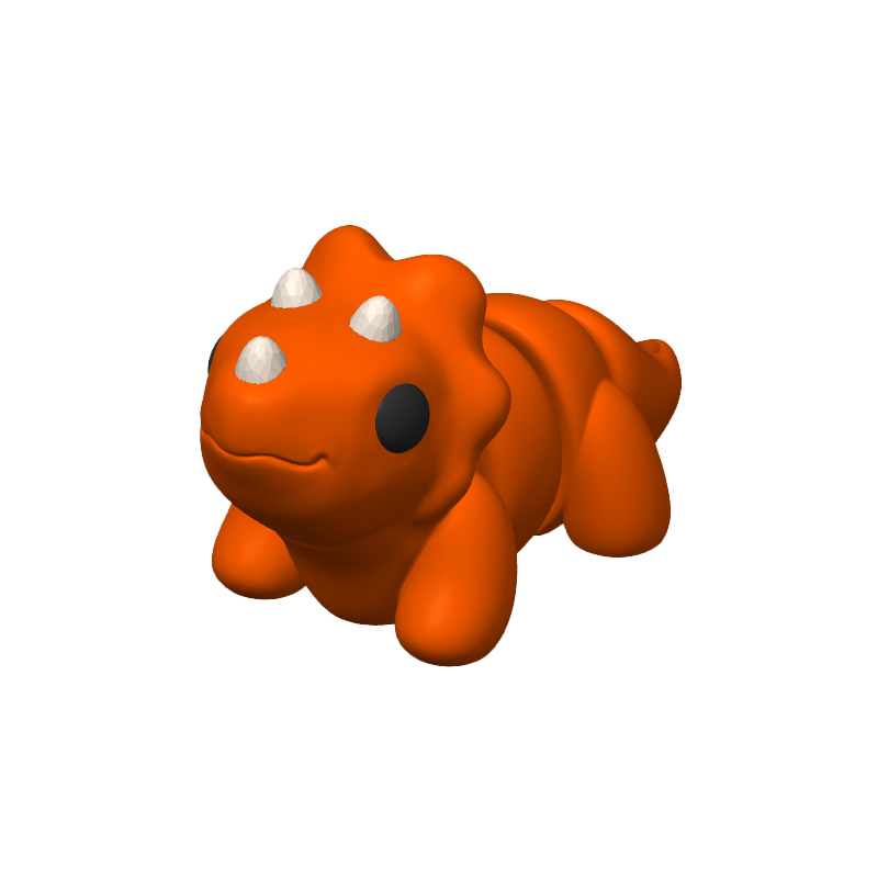 Triceratops ruchoma figurka minimals