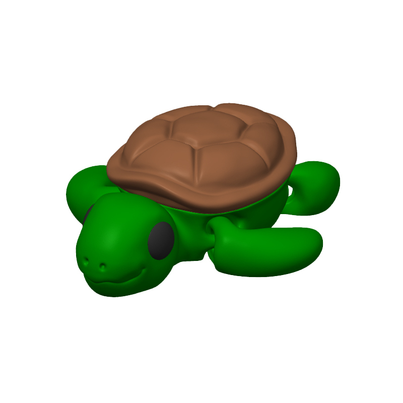 Turtle movable figure minimals