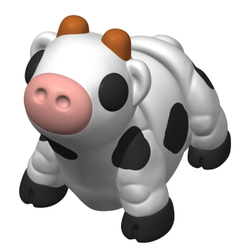 Cow movable figure minimals