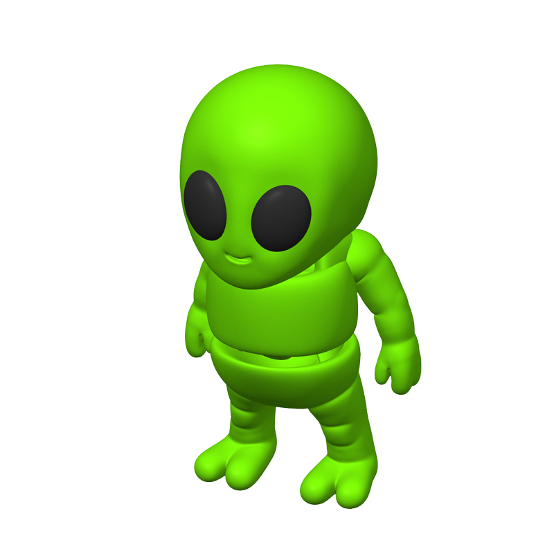Alien movable figure minimals