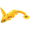 Sunflower Dragon Winged - Movable Figurine - Flexi - Cinderwing3D