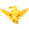 Sunflower Dragon Winged - Movable Figurine - Flexi - Cinderwing3D