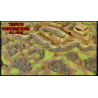 Strefa wojny okopowej - teren do gier bitewnych i wojennych 28 mm - Trench Warfare Zone