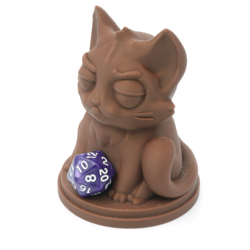 Cat D20 Dice Gurardian Holder