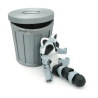 Raccoon with Trash Can - Fidget Toy