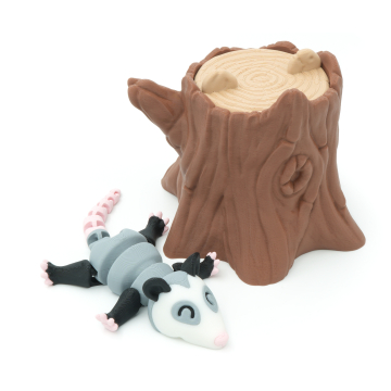 Opossum with Tree branch - Fidget Toy